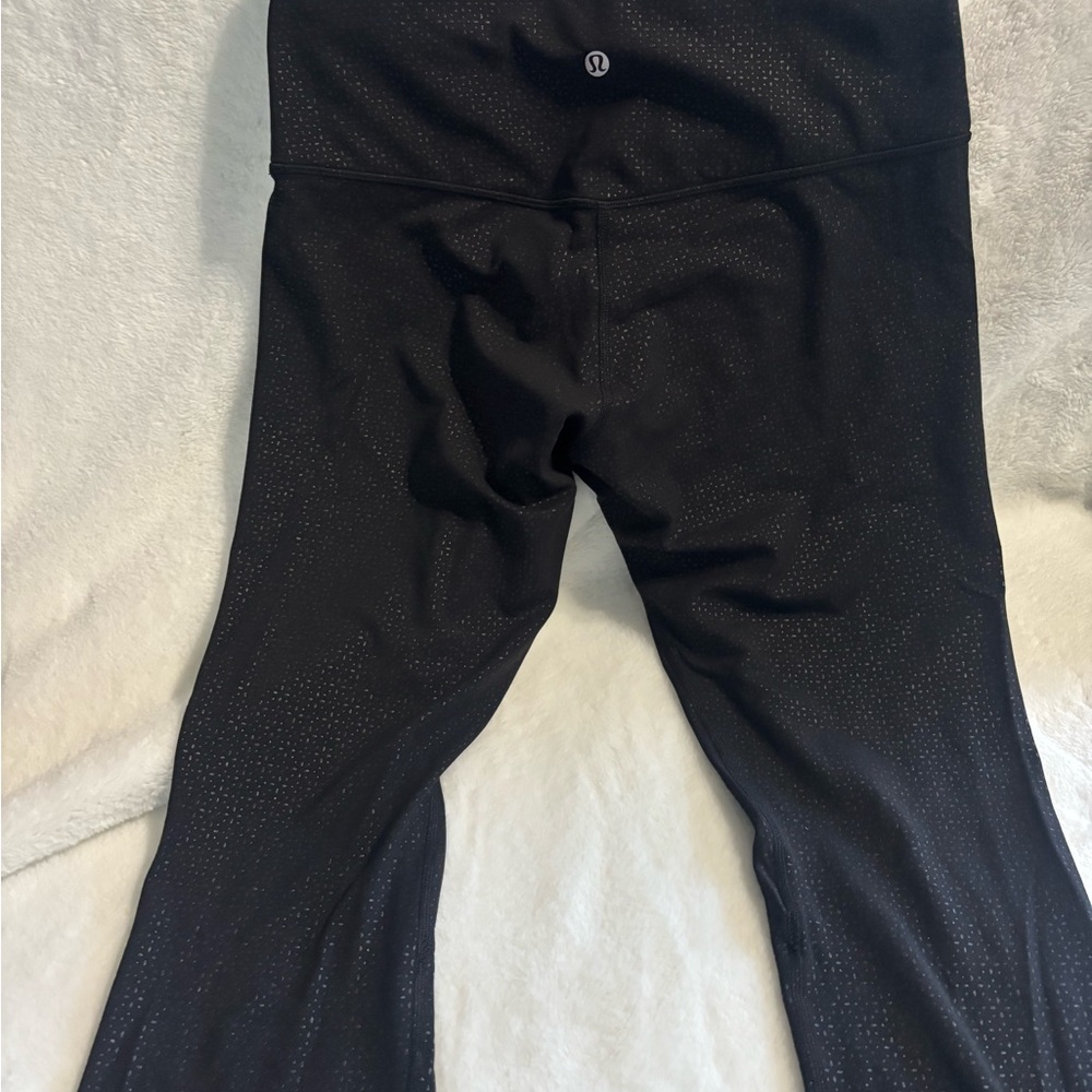 Lululemon Athletica Black Dotted Leggings